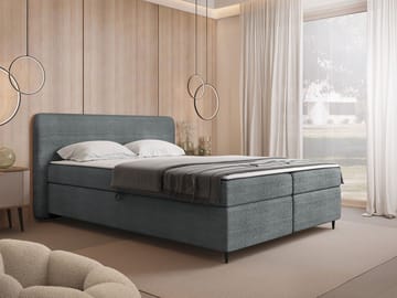 Allgunnen Sengepakke Kontinentalseng 160x200 cm - Grå - Møbler - Senger - Kontinentalsenger
