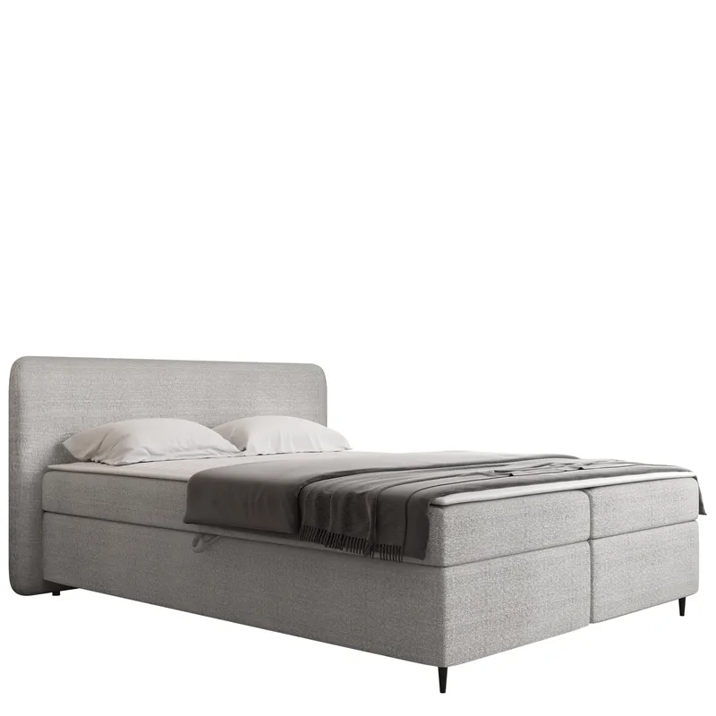 Allgunnen Sengepakke Kontinentalseng 160x200 cm, Grå