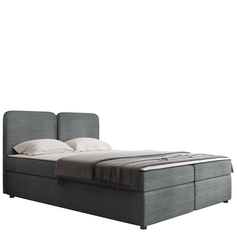 Allgunnen Sengepakke Kontinentalseng 160x200 cm, Grå