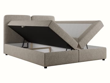 Allgunnen Sengepakke Kontinentalseng 160x200 cm - Grå - Møbler - Senger - Kontinentalsenger