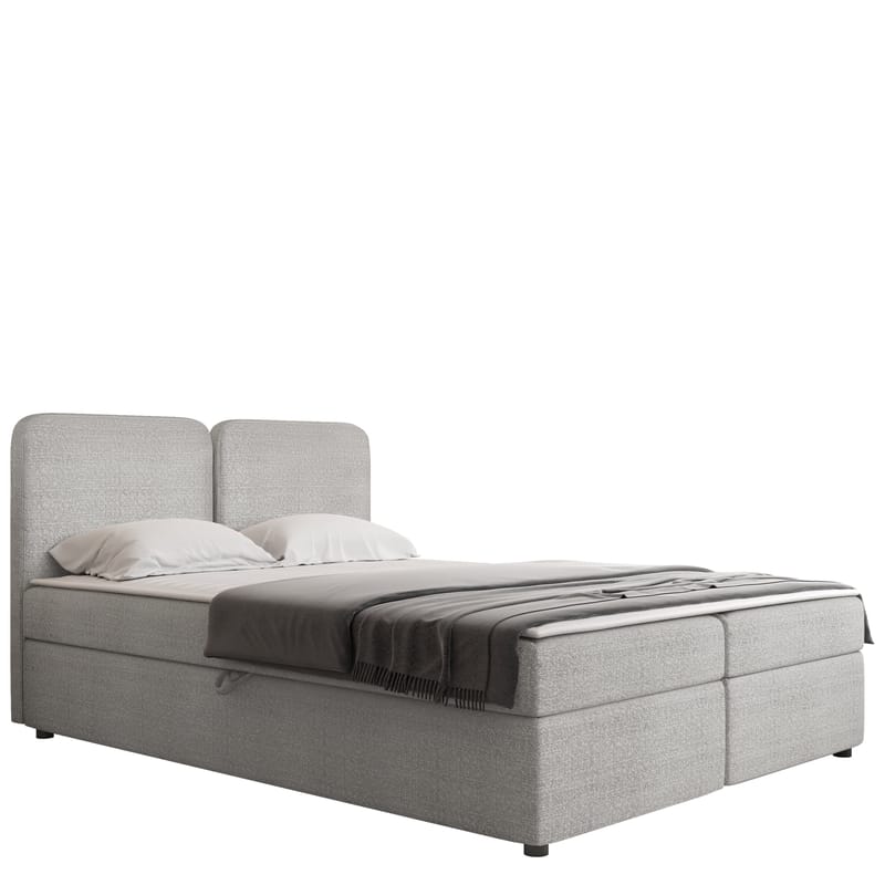 Allgunnen Sengepakke Kontinentalseng 160x200 cm - Grå - Møbler - Senger - Kontinentalsenger