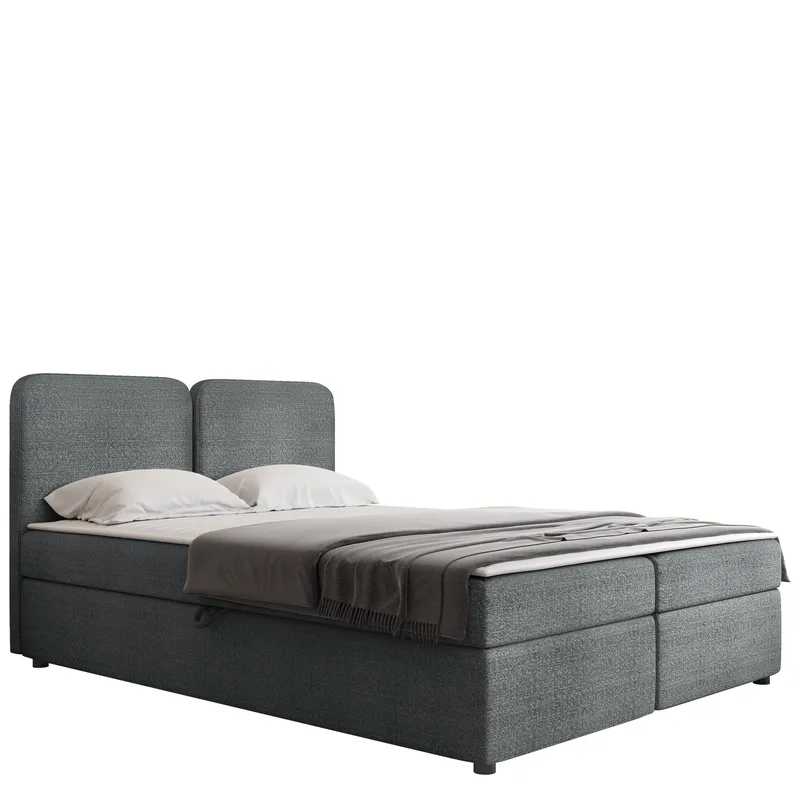 Allgunnen Sengepakke Kontinentalseng 180x200 cm, Grå