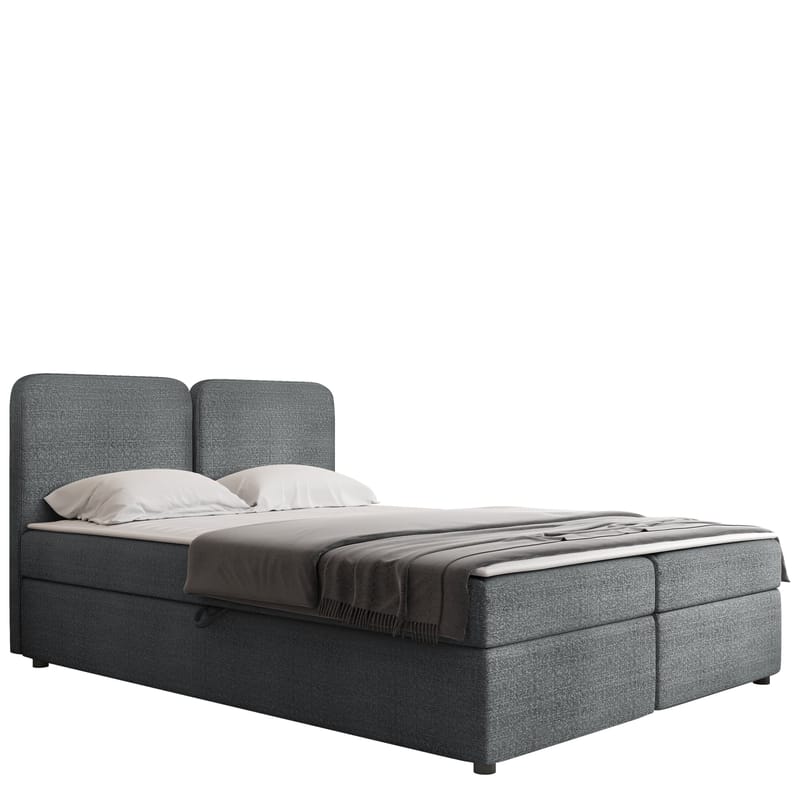 Allgunnen Sengepakke Kontinentalseng 180x200 cm - Grå - Møbler - Senger - Kontinentalsenger