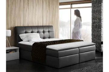 Alvik Sengpakke Kontinentalseng 160x200 cm - Svart - Møbler - Senger - Kontinentalsenger