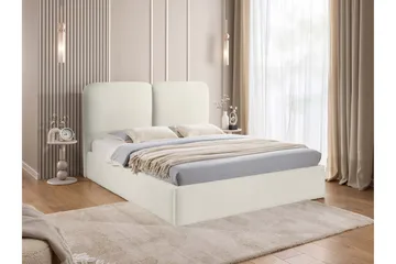 Arondel Oppbevaringsseng - Hvit/Grå/Svart - Møbler - Senger - Senger med oppbevaring