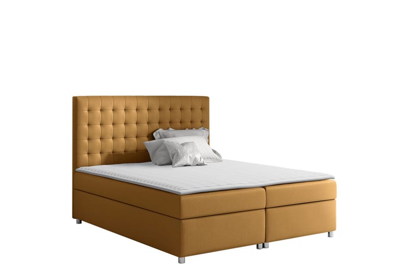 Asti Sengpakke Kontinentalseng 140x200 cm, Gul