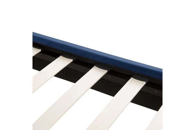 Baako Sengramme 140x200 cm - Blå/Gull - Møbler - Senger - Sengeramme & sengestamme