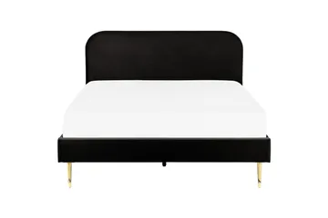 Baako Sengramme 180x200 cm - Svart/Gull - Møbler - Senger - Sengeramme & sengestamme