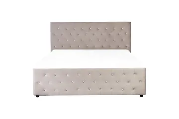 Badar Sengramme 160x200 cm - Taupe - Møbler - Senger - Senger med oppbevaring