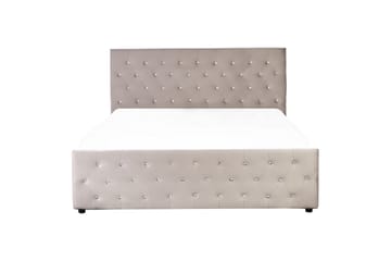 Badar Sengramme 160x200 cm - Taupe - Møbler - Senger - Senger med oppbevaring