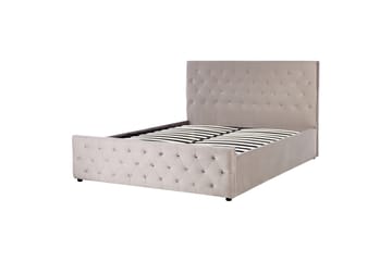 Badar Sengramme 160x200 cm - Taupe - Møbler - Senger - Senger med oppbevaring