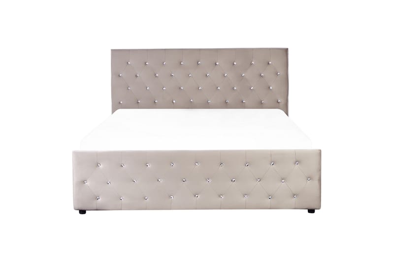 Badar Sengramme 160x200 cm - Taupe - Møbler - Senger - Senger med oppbevaring