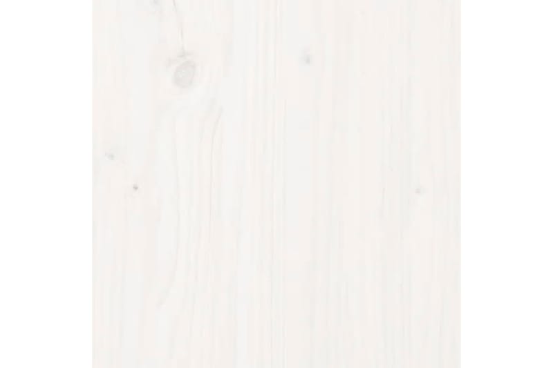 beBasic Dagseng hvit heltre furu 90x200 cm - Hvit - Sengeramme & sengestamme