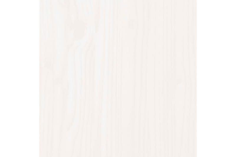 beBasic Sengeramme hvit heltre furu 140x190 cm - Hvit - Sengeramme & sengestamme