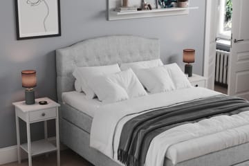 Belda Sengepakke 120x200 Medium - Lysegrå - Møbler - Senger - Kontinentalsenger