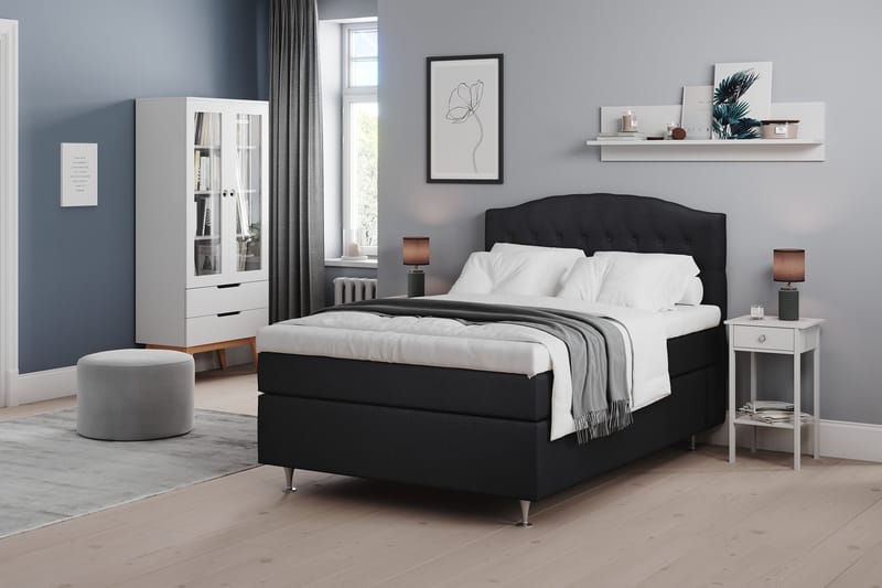 Belda Sengepakke 120x200 Medium - Svart - Møbler - Senger - Kontinentalsenger