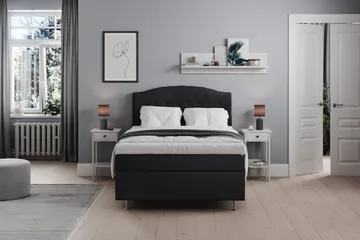 Belda Sengepakke 120x200 Medium - Svart - Møbler - Senger - Kontinentalsenger