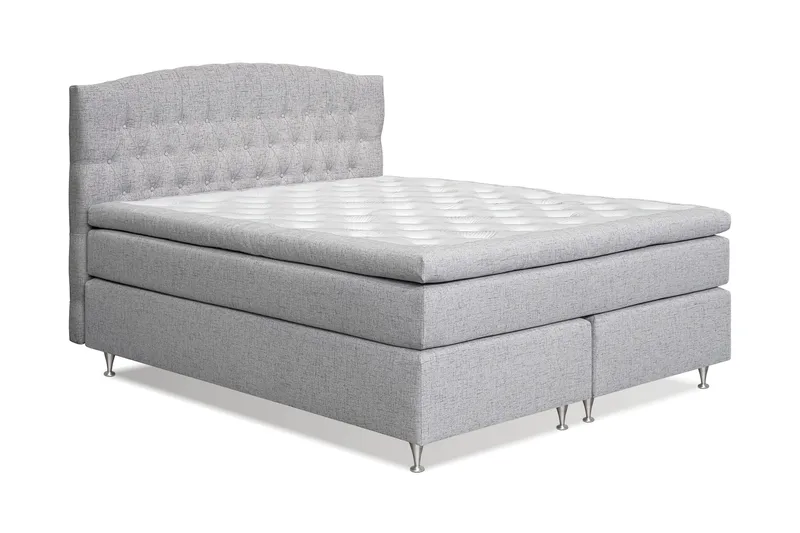 Belda Sengepakke 180x200 Fast/Medium - Lysegrå - Møbler - Senger - Kontinentalsenger