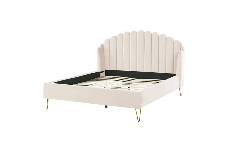 Benicio Sengramme 160x200 cm, Beige/Gull