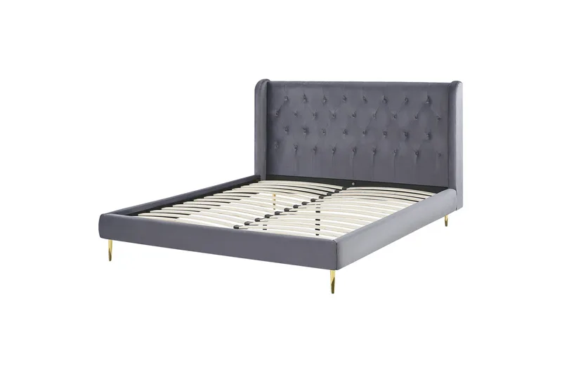 Bernie Sengramme 160x200 cm, Grå/Gull