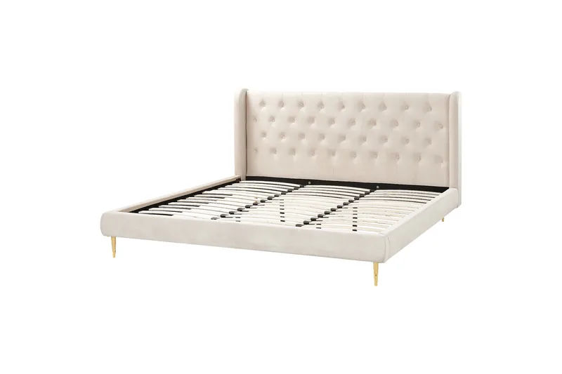 Bernie Sengramme 180x200 cm, Beige/Gull