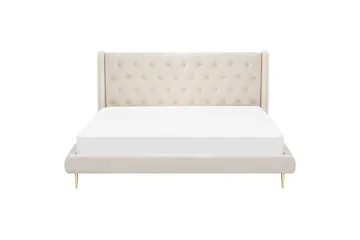 Bernie Sengramme 180x200 cm - Beige/Gull - Møbler - Senger - Sengeramme & sengestamme