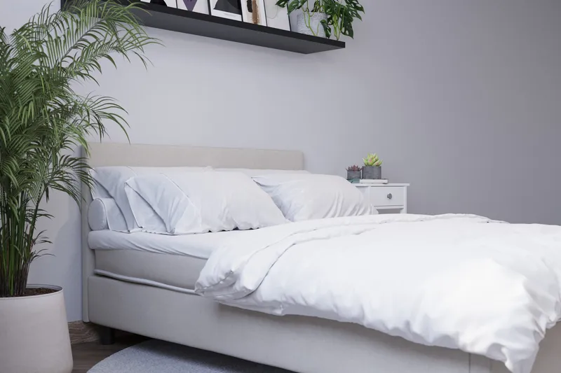 Billingen Komplett Sengepakke 140x200 cm - Beige - Møbler - Senger - Enkeltsenger