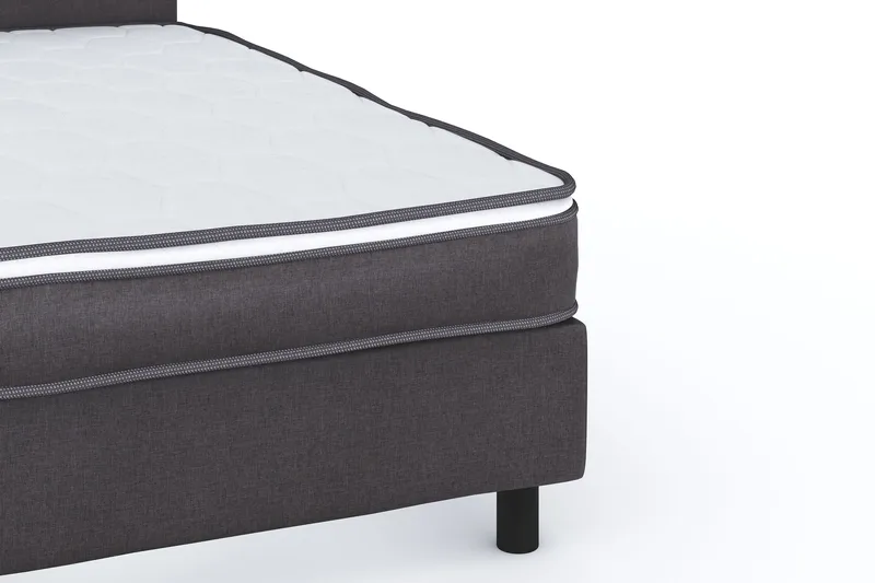 Billingen Komplett Sengepakke 140x200 cm - Grå - Møbler - Senger - Kontinentalsenger
