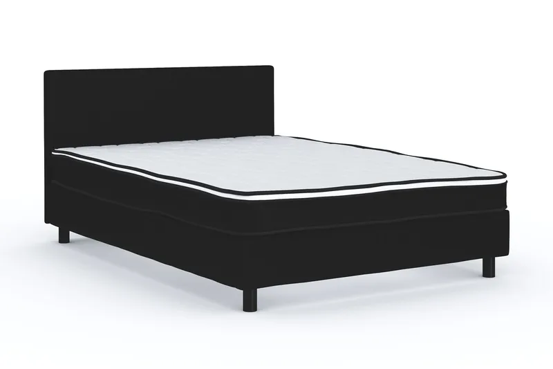 Billingen Komplett Sengepakke 140x200 cm - Svart - Møbler - Senger - Kontinentalsenger
