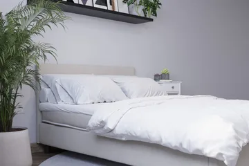 Billingen Komplett Sengepakke 160x200 cm - Beige - Møbler - Senger - Enkeltsenger