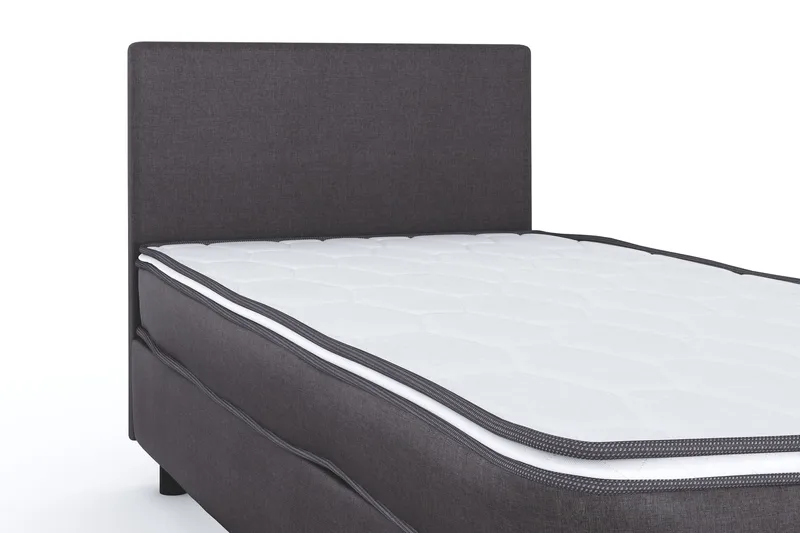 Billingen Komplett Sengepakke 90x200 cm - Grå - Møbler - Senger - Kontinentalsenger