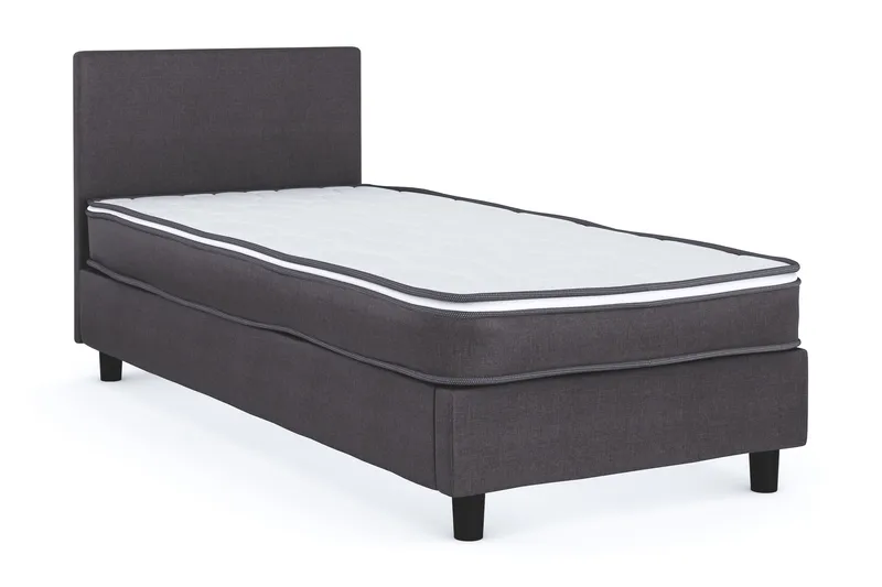 Billingen Komplett Sengepakke 90x200 cm - Grå - Møbler - Senger - Kontinentalsenger