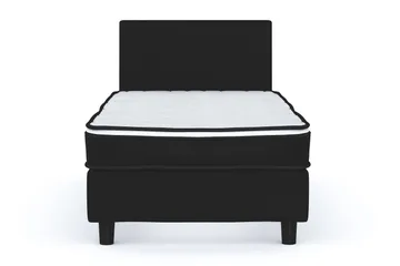 Billingen Komplett Sengepakke 90x200 cm - Svart - Møbler - Senger - Kontinentalsenger