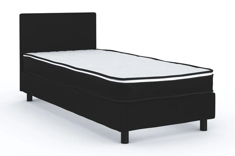 Billingen Komplett Sengepakke 90x200 cm - Svart - Møbler - Senger - Kontinentalsenger