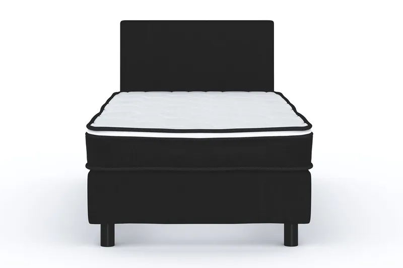 Billingen Komplett Sengepakke 90x200 cm, Svart