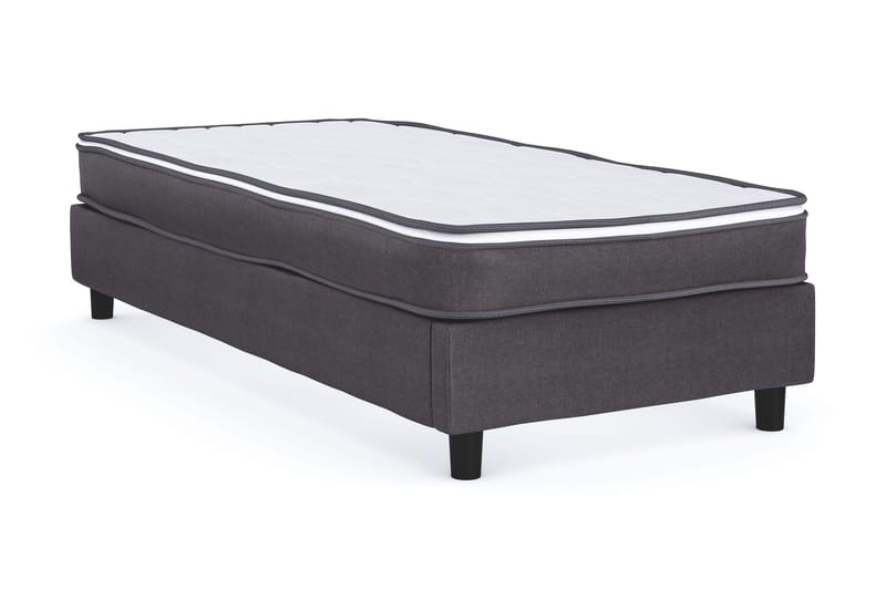 Billingen Kontinentalseng 90x200 cm - Grå - Møbler - Senger - Kontinentalsenger