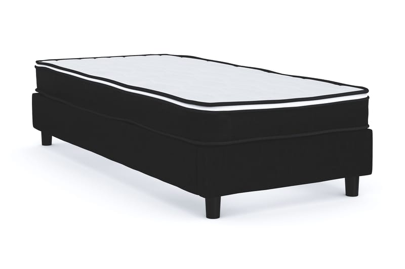 Billingen Kontinentalseng 90x200 cm - Svart - Møbler - Senger - Kontinentalsenger