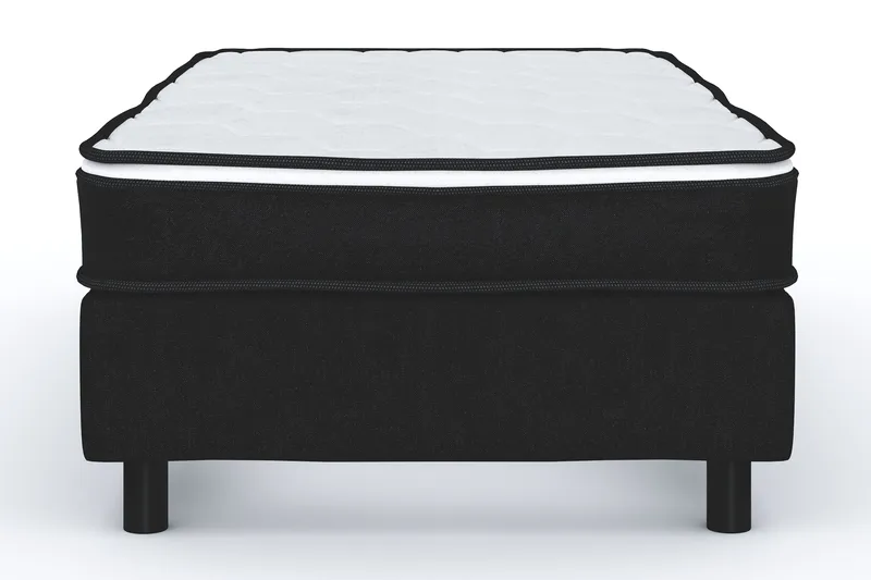 Billingen Kontinentalseng 90x200 cm, Svart