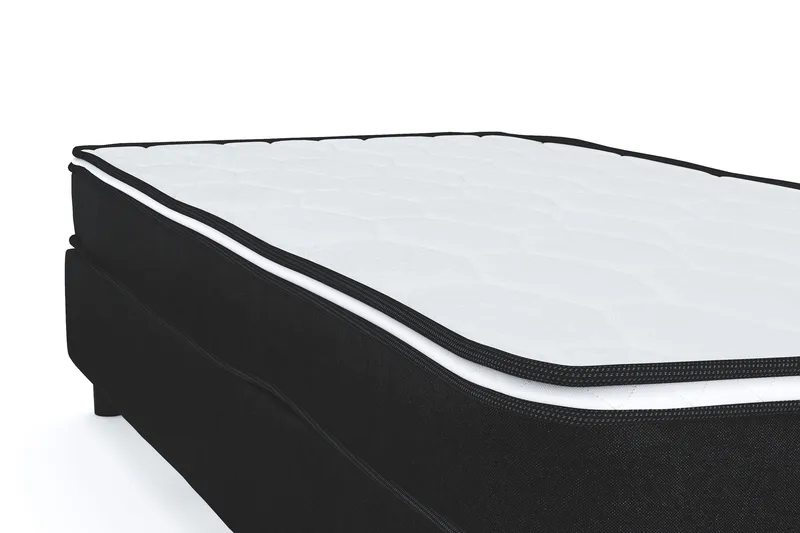 Billingen Kontinentalseng 90x200 cm - Svart - Møbler - Senger - Kontinentalsenger