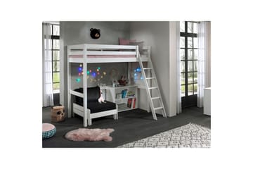 Bokhylle og Sovesofa Pino Mezzanine 90 x 200 cm - 90 x 200 cm - Møbler - Senger - Møbelsett til soverom