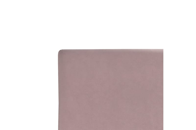 Bossom Sengeramme 90x200 cm i Fløyel med Sengegavl - Rosa - Møbler - Senger - Sengeramme & sengestamme
