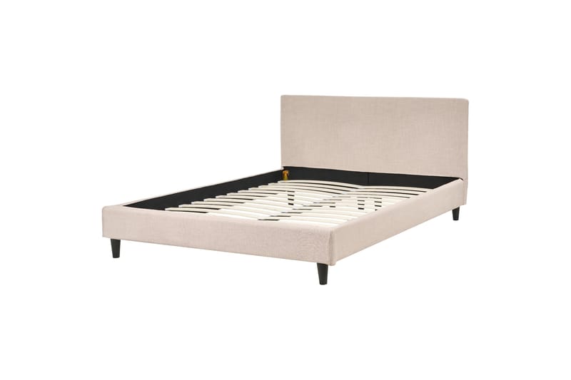 Bossom Sengramme 140x200 cm, Beige/Mørkt tre