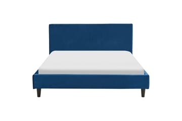 Bossom Sengramme 140x200 cm - Blå/Mørkt tre - Møbler - Senger - Sengeramme & sengestamme