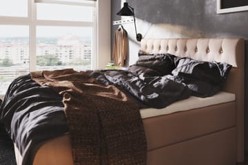 Box Bed Boxy Beige - 140x200 cm - Møbler - Senger - Rammeseng