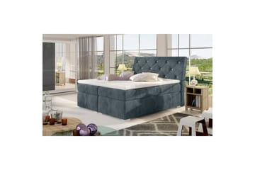 Box Spring Eltap Balvin - 160x200 cm, Paros 06, mørk grå - Møbler - Senger - Kontinentalsenger