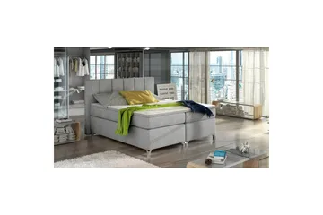 Box Spring Eltap Basilio - Sawana 21, Grå, 140x200 cm - Møbler - Senger - Kontinentalsenger
