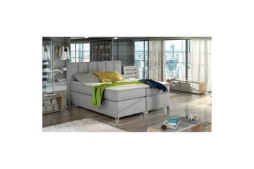 Box Spring Eltap Basilio - Sawana 21, Grå, 140x200 cm - Møbler - Senger - Kontinentalsenger