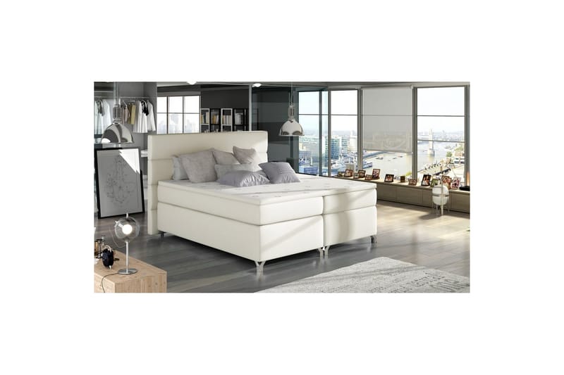 Boxspring Eltap Amadeo - Soft 33, Beige, 160x200 cm - Møbler - Senger - Kontinentalsenger