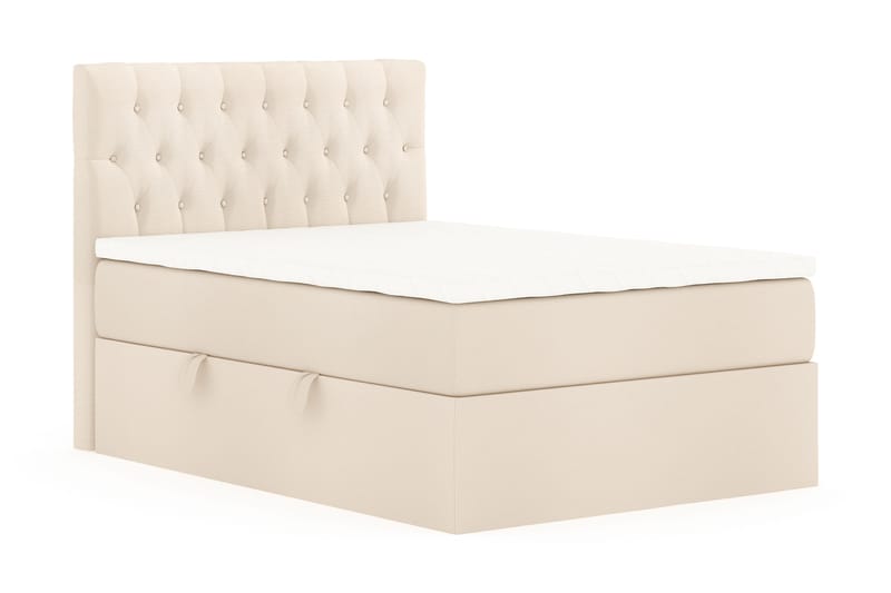 Boxy Box Bed 140x200 cm - Beige - Møbler - Senger - Rammeseng