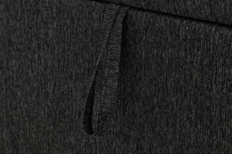 Boxy Box Bed 140x200 cm - Svart/Grå - Møbler - Senger - Rammeseng